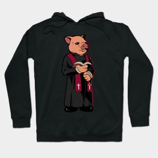 Pig with bible Hoodie